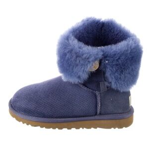 UGG Navy Plush Shearling Lined Boot